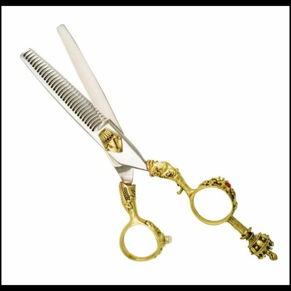 Barber Scissors Set Crown Handle Japanese Steel - Picture 6 of 6